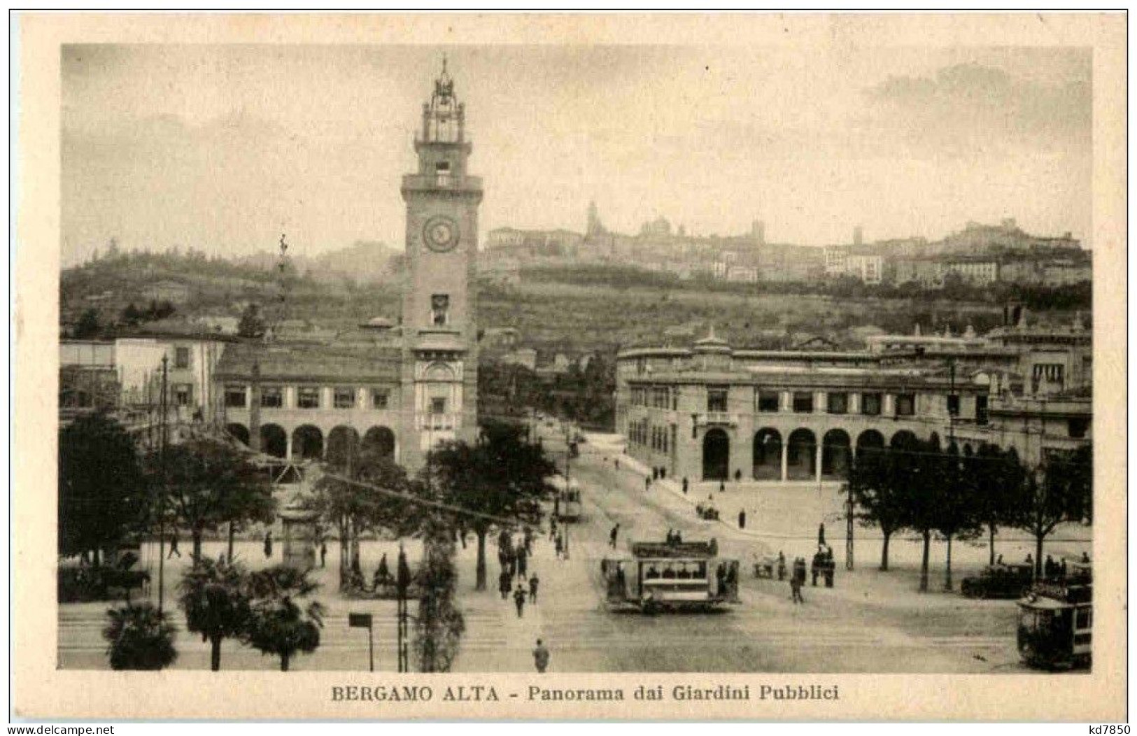 Bergamo Alta Panorama Dai Giardini Pubblici - Tamway - Bergamo