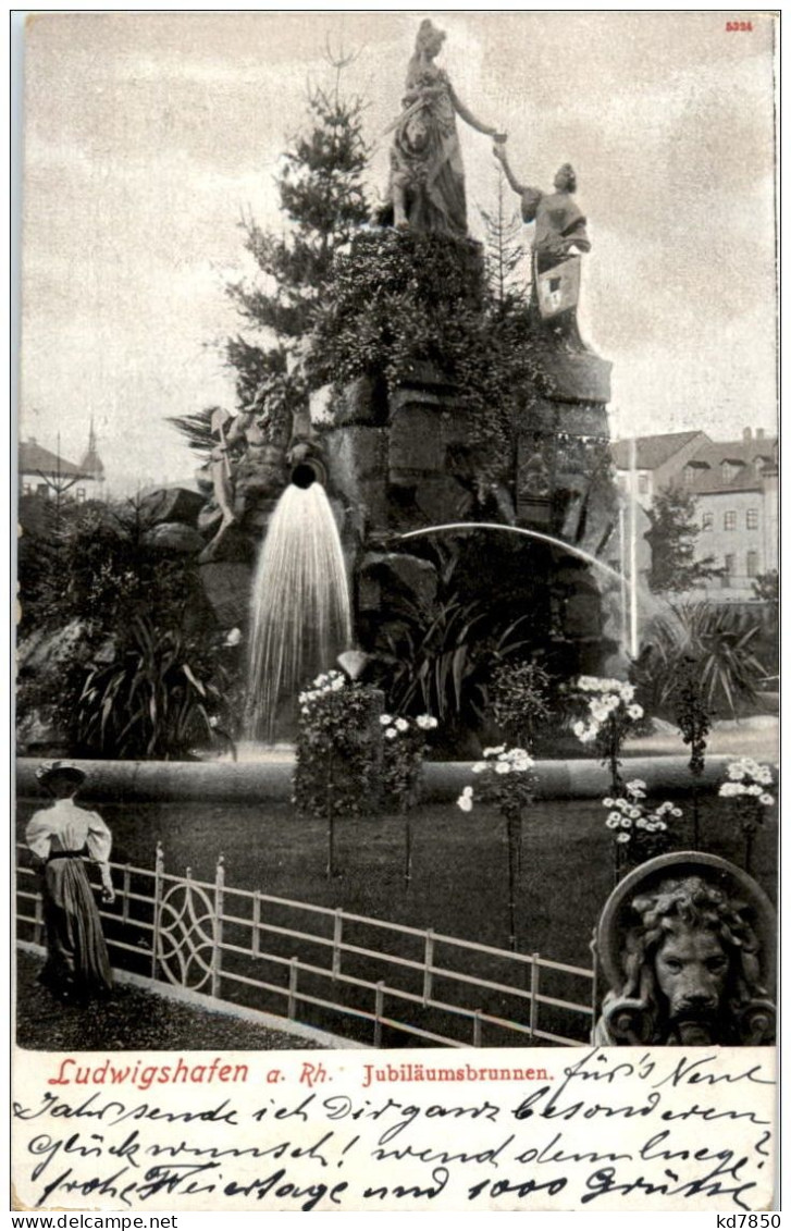 Ludwigshafen Am Rhein - Jubiläumsbrunnen - Ludwigshafen