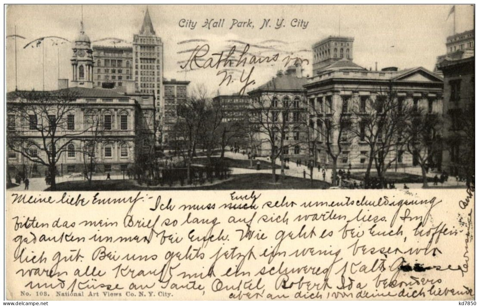 New York - City Hall Park - Other & Unclassified