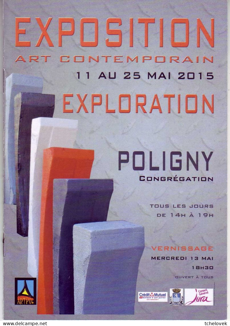 (Livres). Exposition Art Contemporain Poligny Fascicule Artpol - Altri & Non Classificati