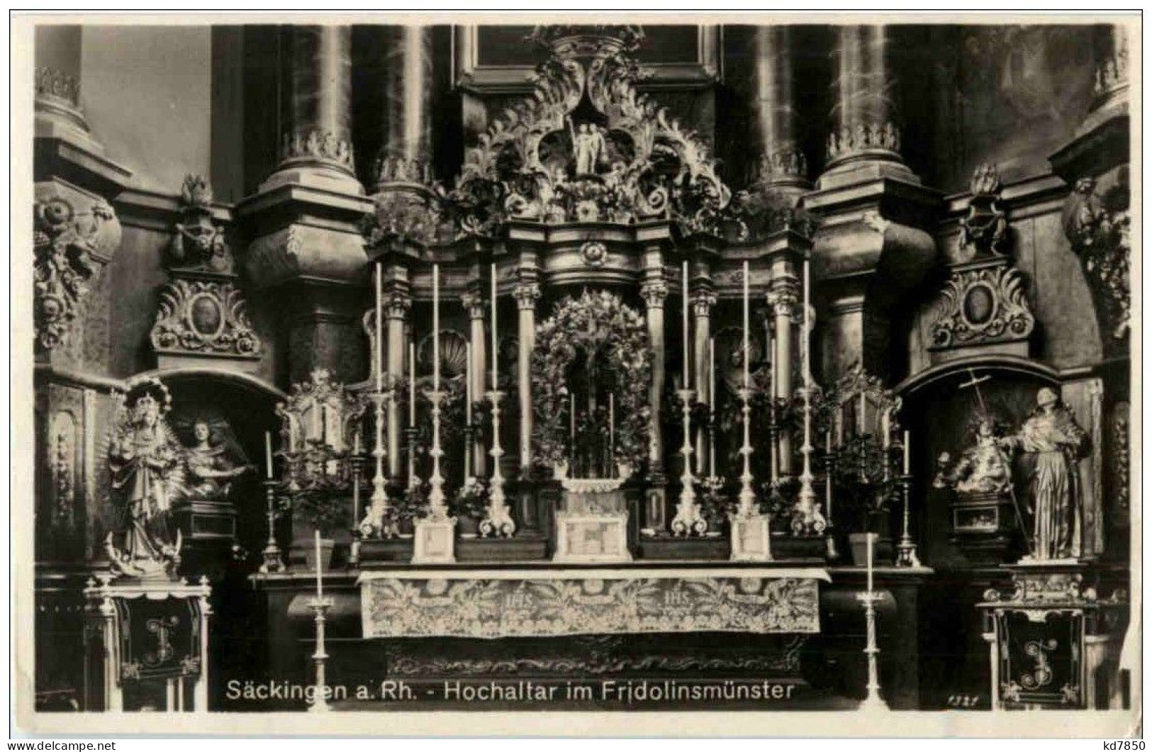 Säckingen - Hochaltar Im Friedolinsmünster - Bad Saeckingen