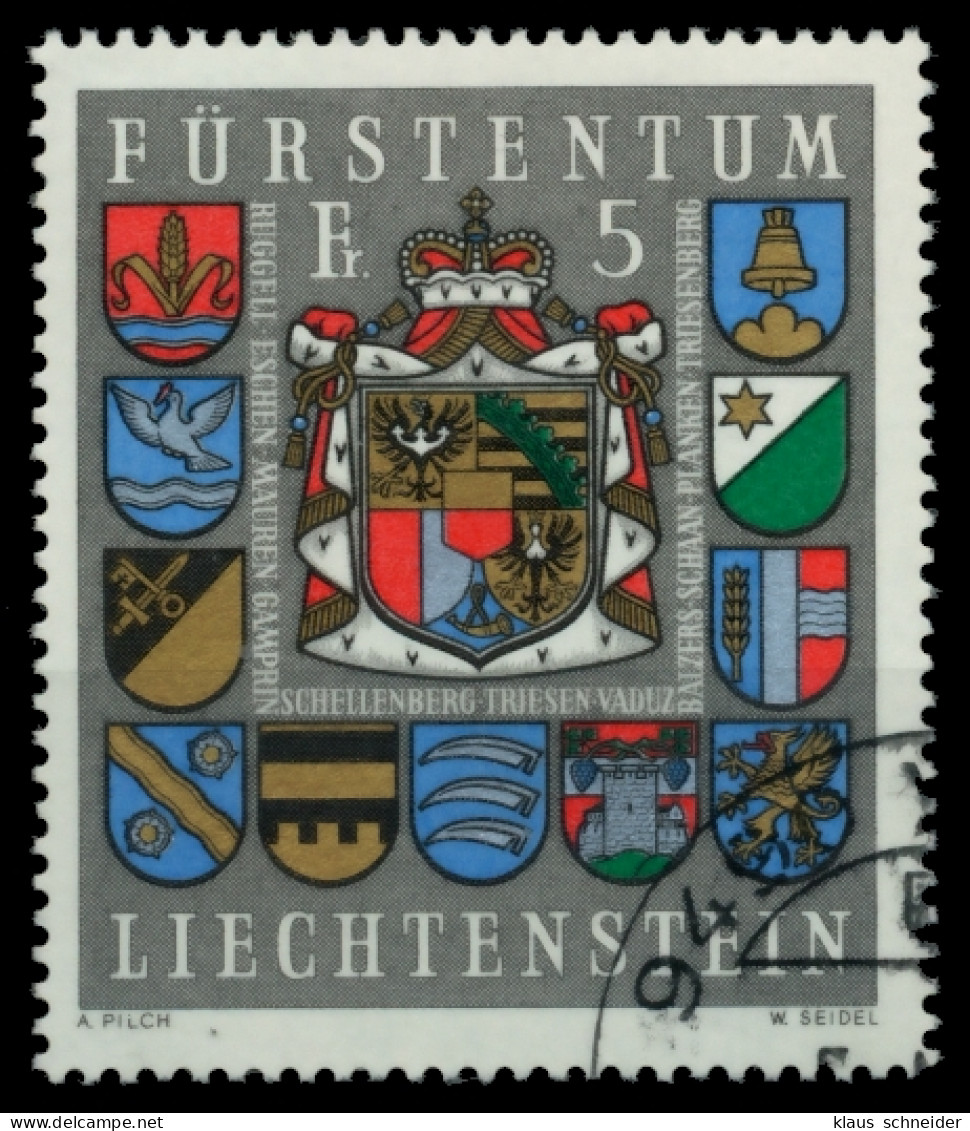 LIECHTENSTEIN 1973 Nr 590I Gestempelt SB4DF8A - Used Stamps