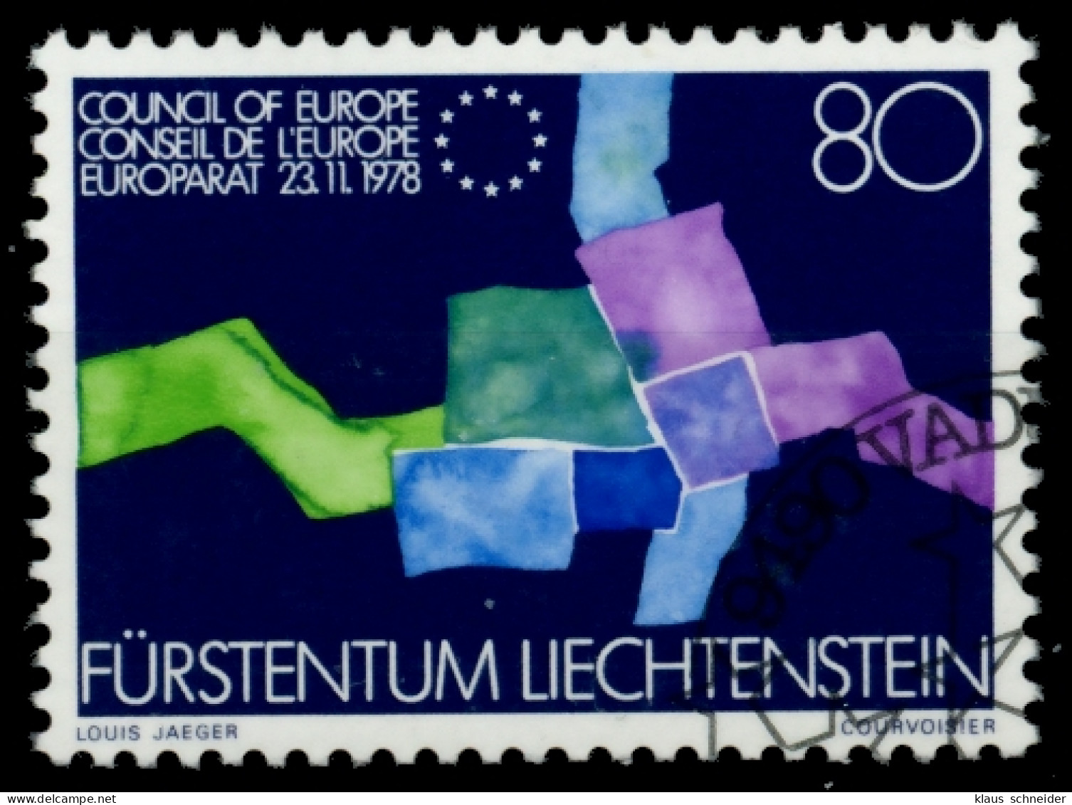 LIECHTENSTEIN 1979 Nr 729 Gestempelt SB4E292 - Gebraucht