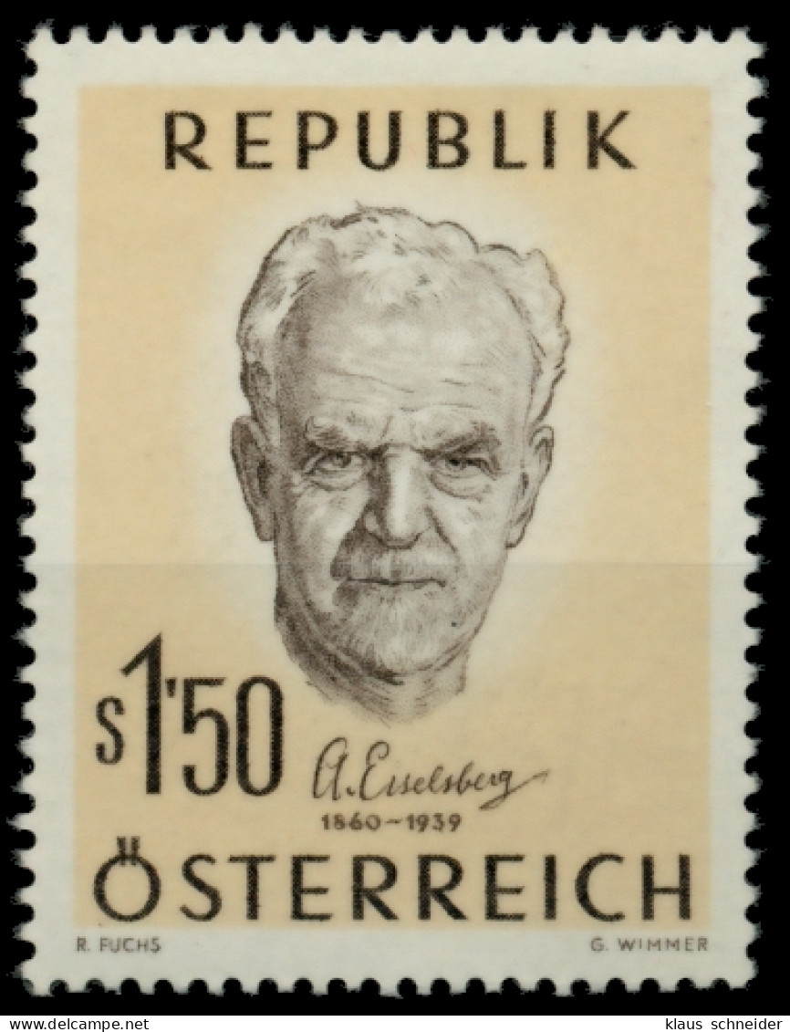 ÖSTERREICH 1960 Nr 1077 Postfrisch SBD6D2E - Unused Stamps