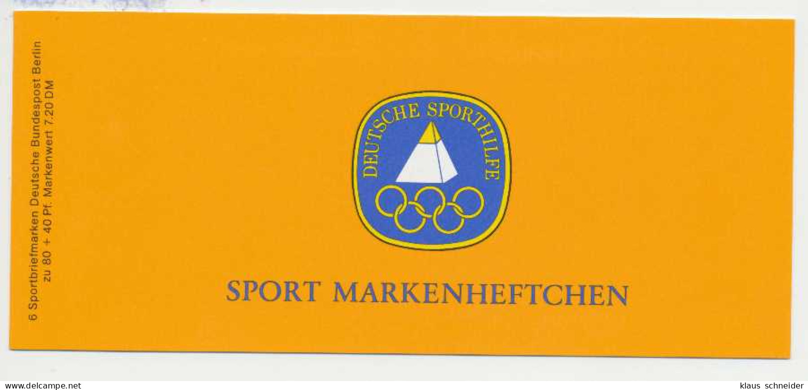 BERLIN Nr 732 PRIVATMARKENHEFTCHEN Postfrisch MH X73ED2E - Carnets