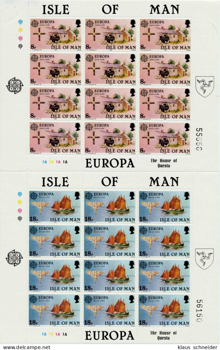 ISLE OF MAN Nr 187KB-188KB Postfrisch KLEINBG X74BBDE - Isle Of Man