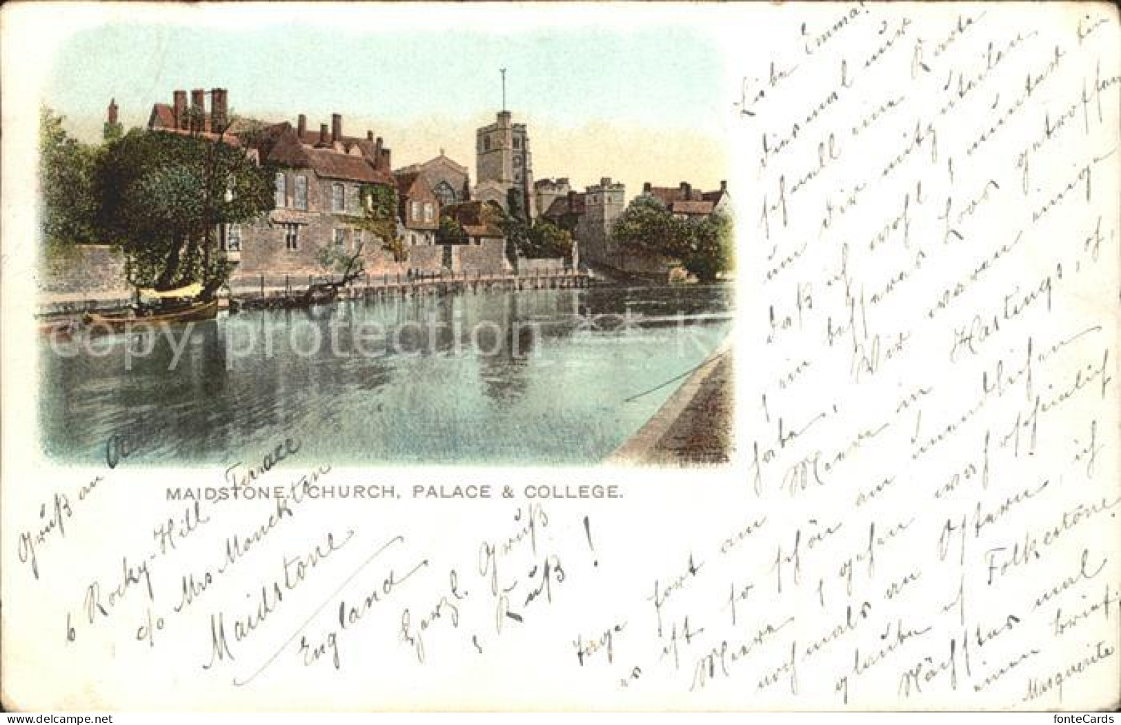 11777872 Maidstone Church Palace And College Maidstone - Sonstige & Ohne Zuordnung