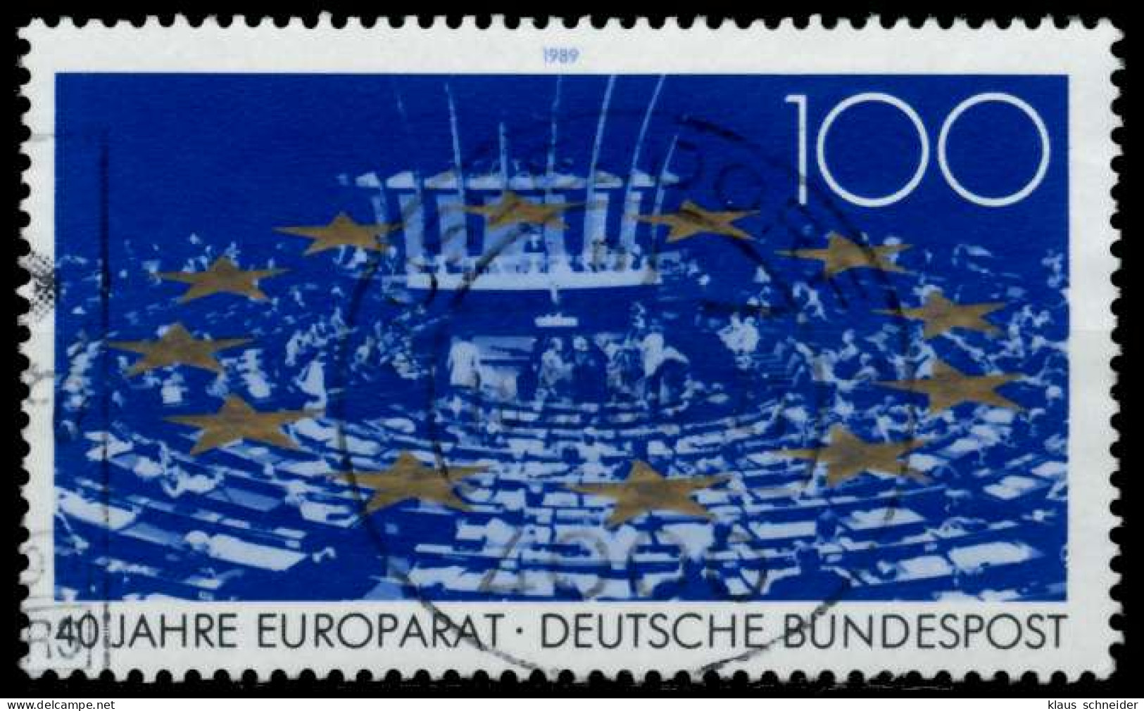 BRD BUND 1989 Nr 1422 Zentrisch Gestempelt X86DDCE - Used Stamps