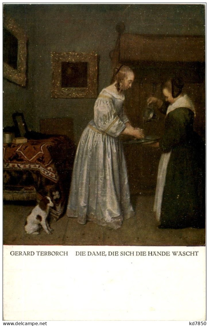 Gerhard Terborch - Die Dame - Other & Unclassified