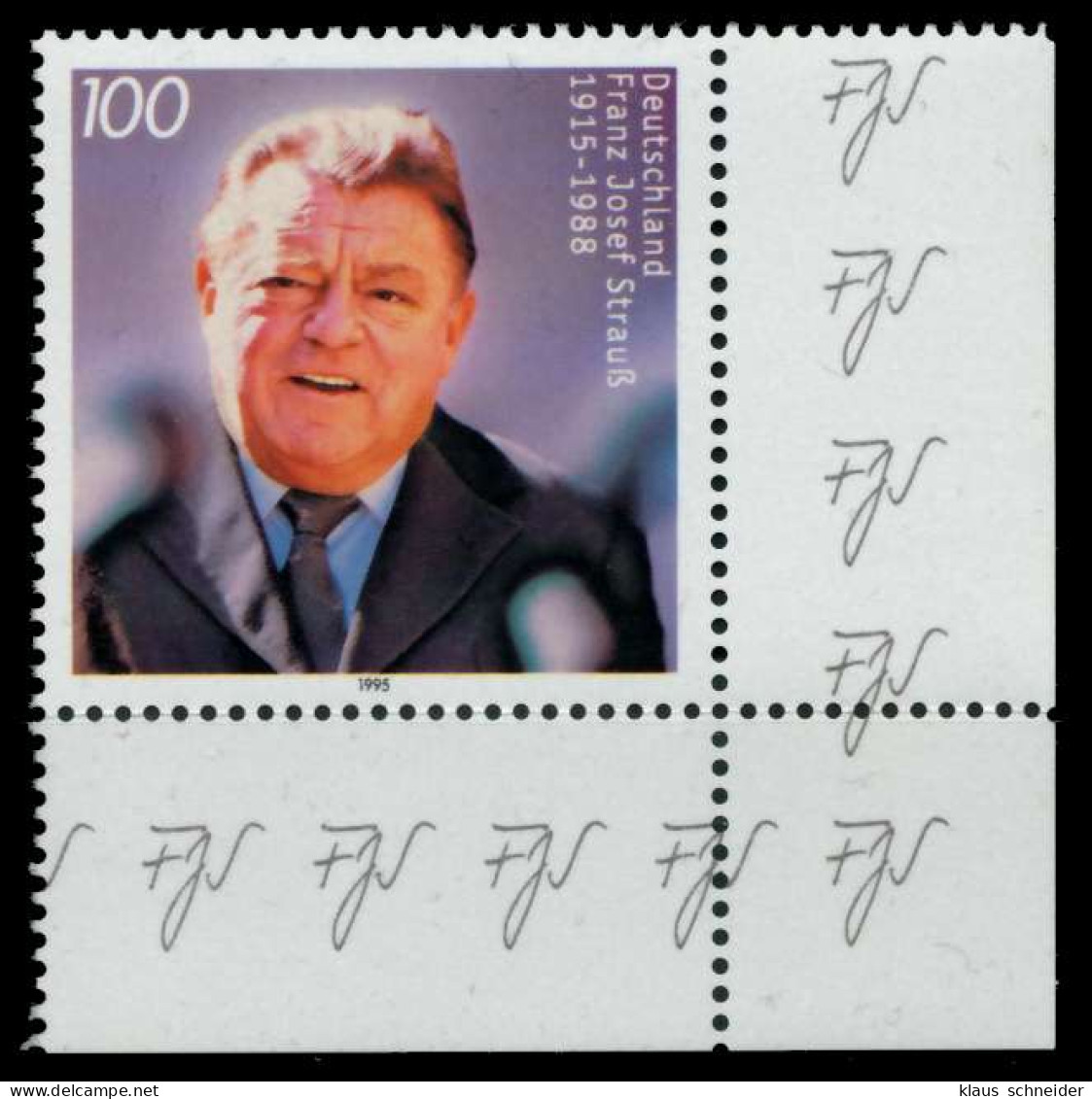 BRD 1995 Nr 1818 Postfrisch ECKE-URE X8FBBAA - Unused Stamps