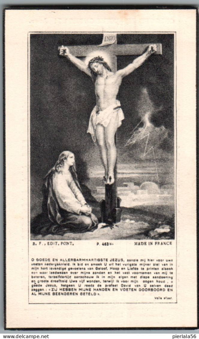 Bidprentje Nederbrakel - Carnewal Judith (1859-1938) - Images Religieuses