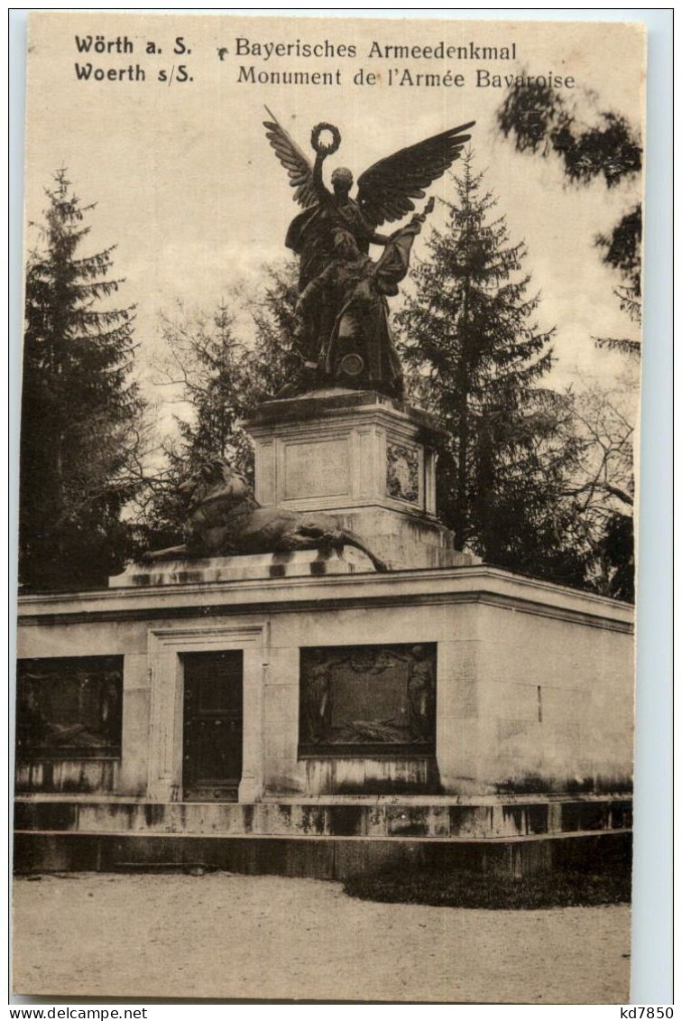 Wörth A Sauer - Bayrisches Armeedenkmal - Woerth