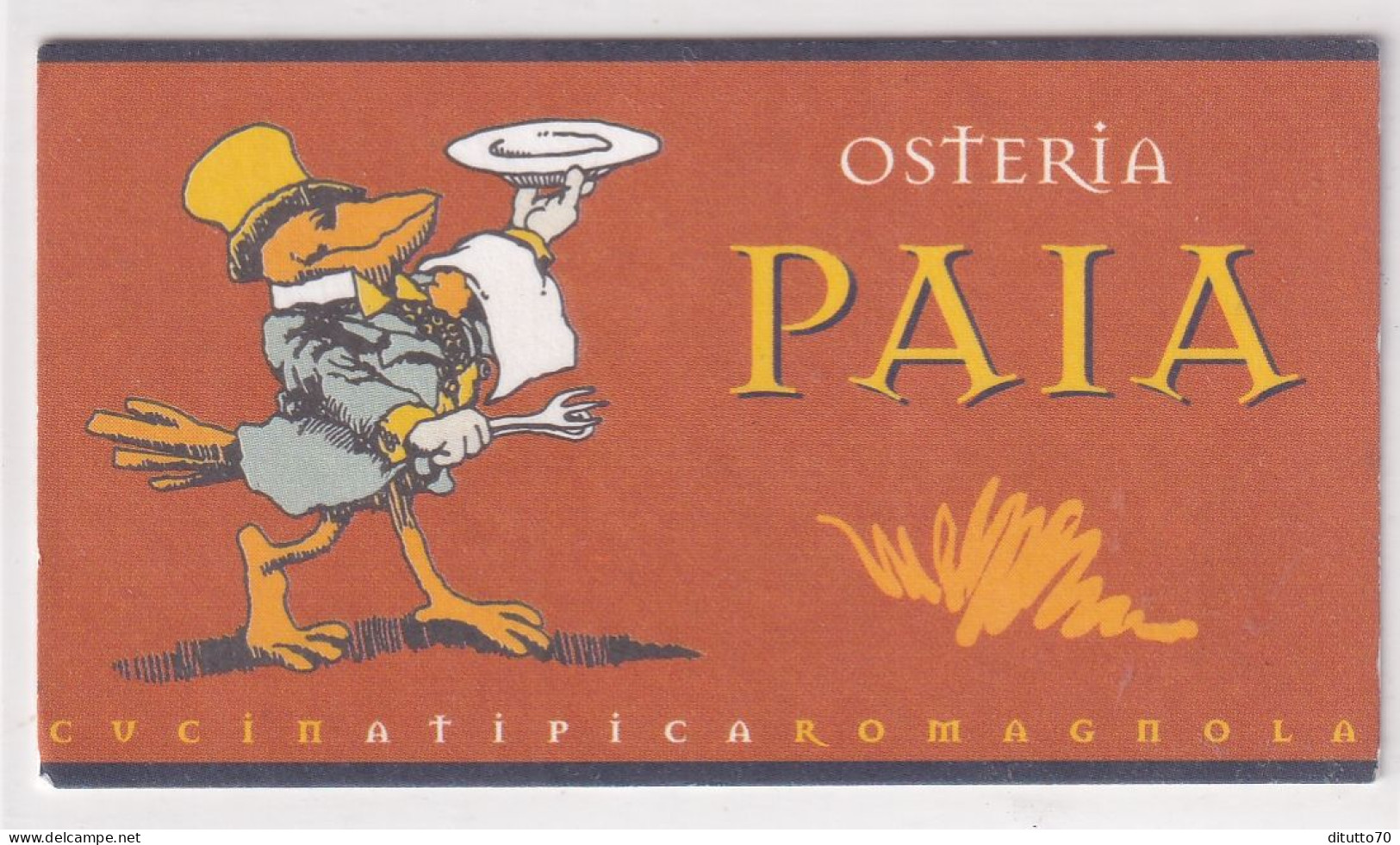 Calendarietto - Osteria Paia - Anno 1997 - Formato Piccolo : 1991-00