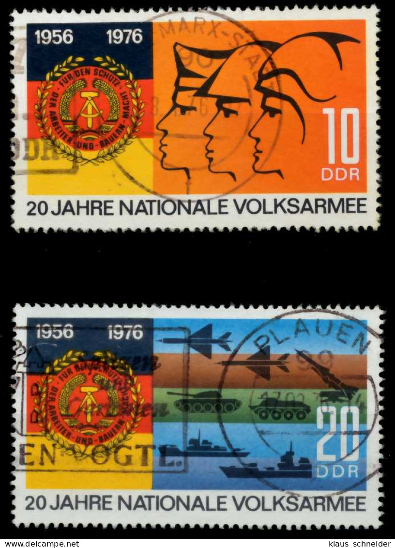 DDR 1976 Nr 2116-2117 Gestempelt X69F74E - Used Stamps