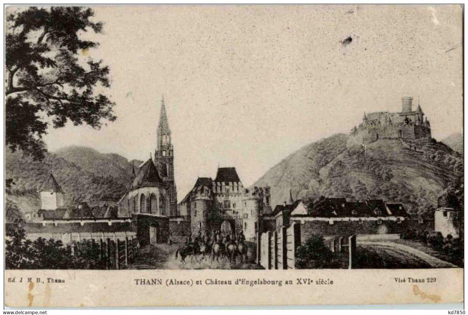 Thann I Els. - Et Chateau D Engelsbourg - Thann