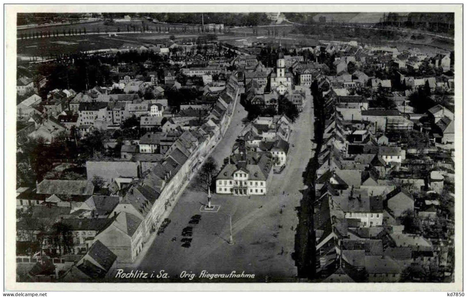 Rochlitz In Sachsen - Fliegeraufnahme - Rochlitz