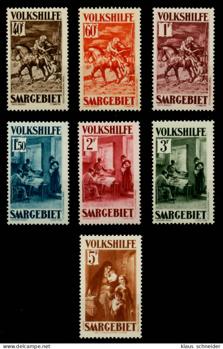 SAARGEBIET 1931 Nr 151-157 Postfrisch X6ACC6A - Unused Stamps