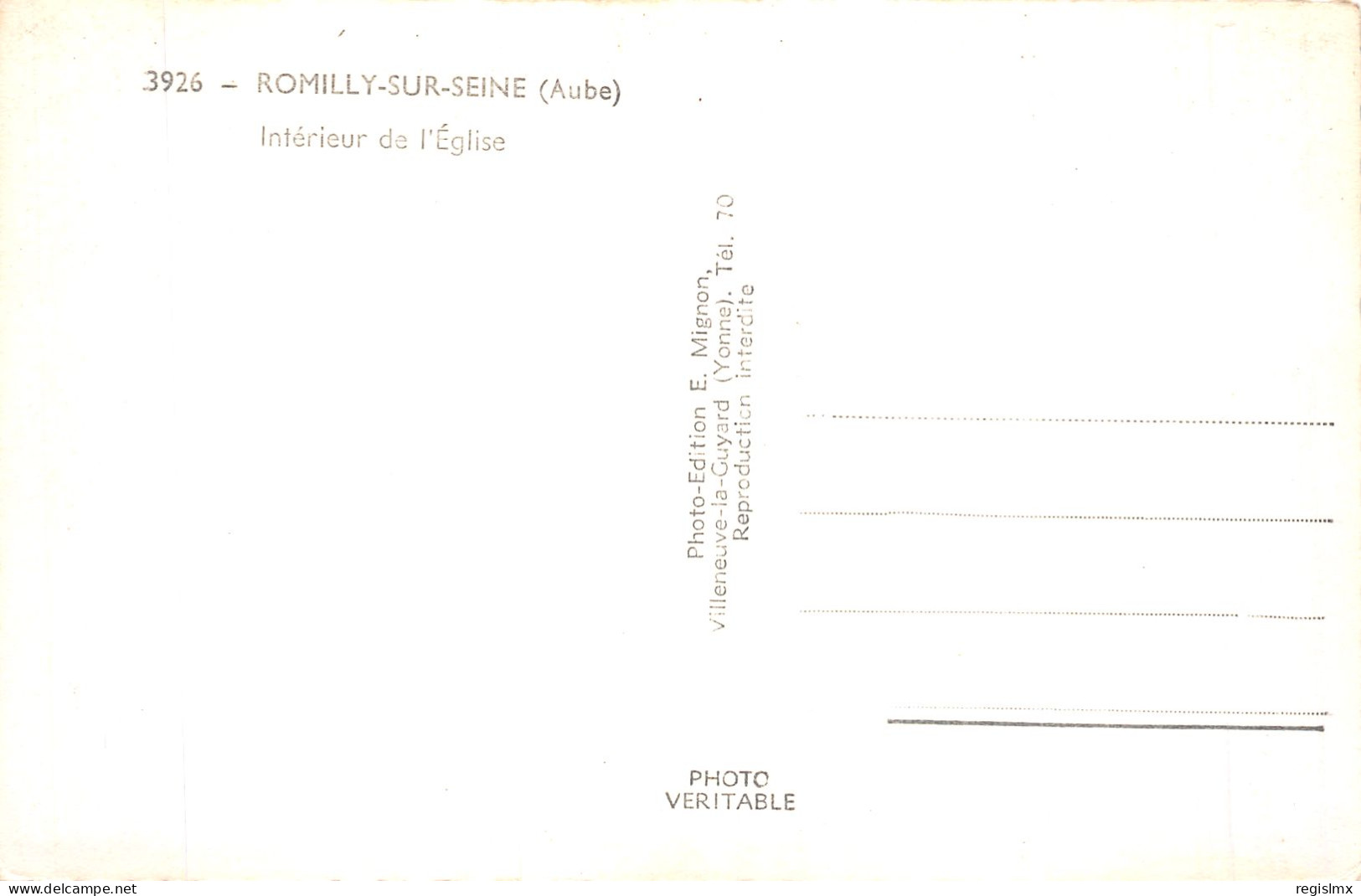 10-ROMILLY SUR SEINE-N°2115-F/0097 - Romilly-sur-Seine