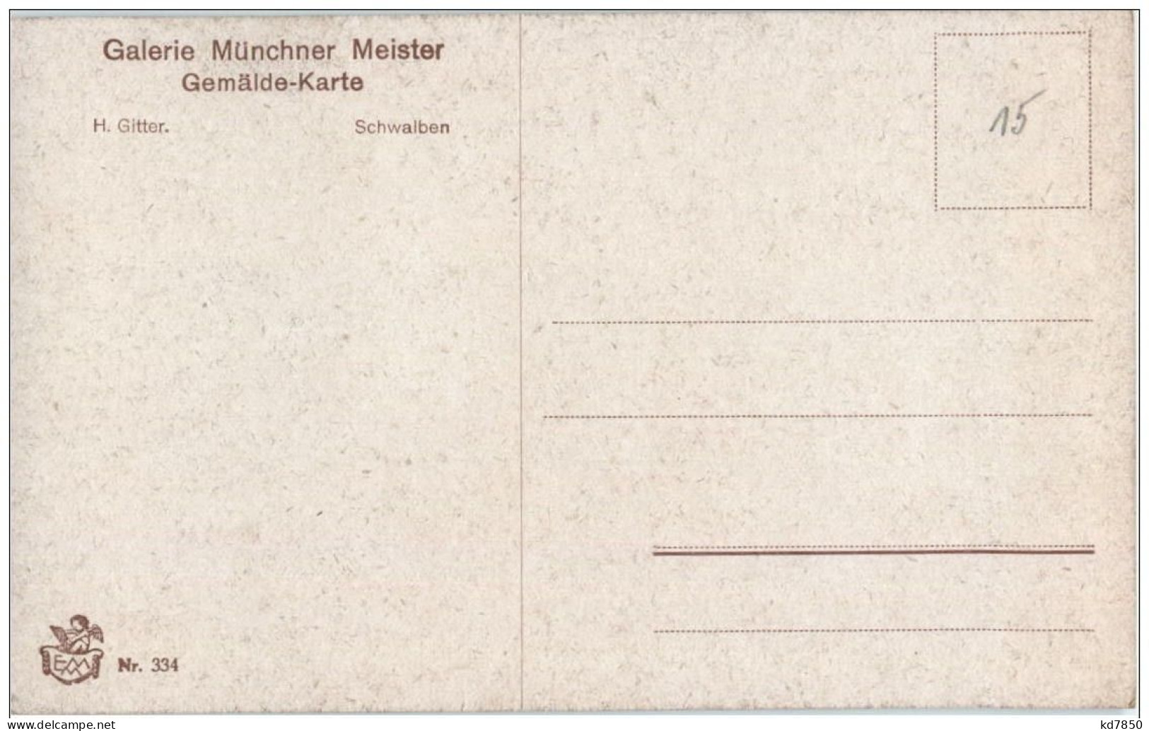 H. Gitter - Schwalben - Zonder Classificatie