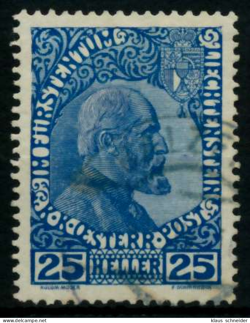 LIECHTENSTEIN 1912 Nr 3ya Gestempelt X6F6F76 - Used Stamps