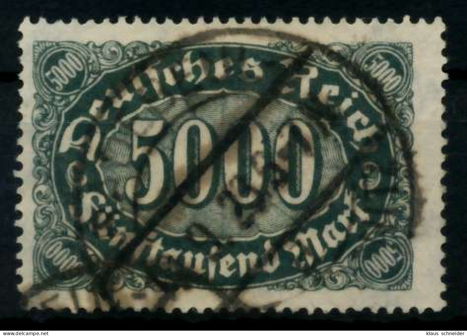 D-REICH INFLA Nr 256b Gestempelt Gepr. X7245EA - Used Stamps