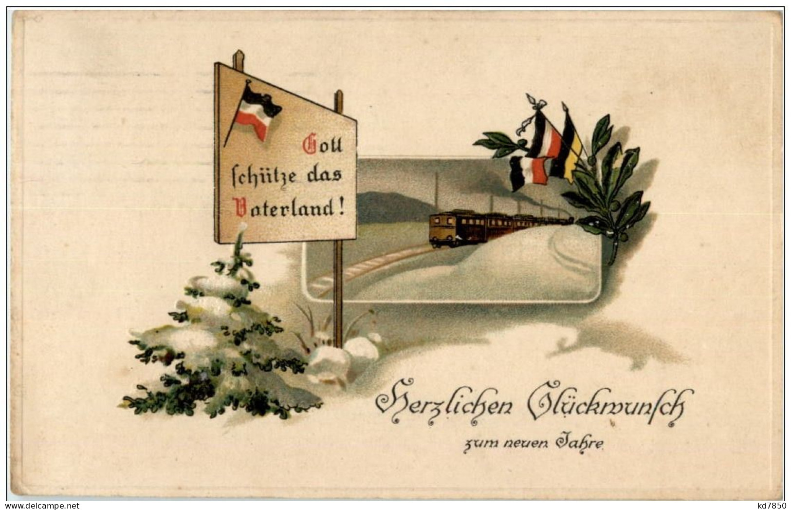 Neujahr - Gott Schütze Das Vaterland - Nieuwjaar
