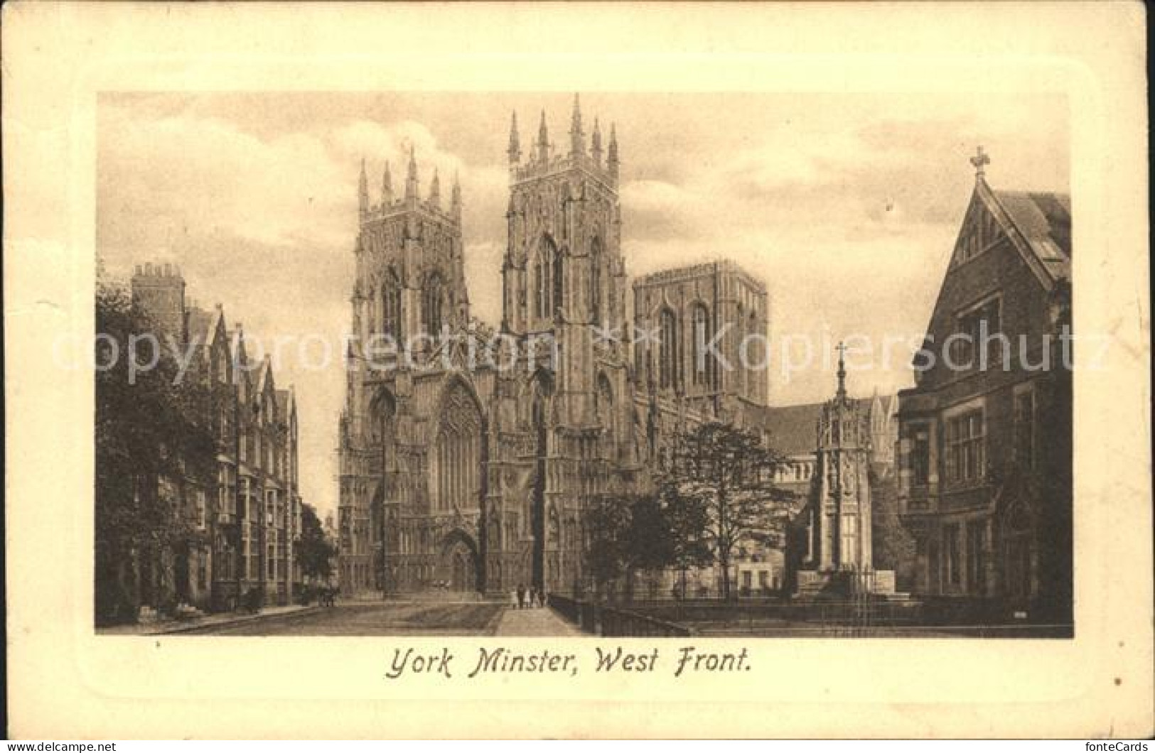 11777805 York UK West Front Of Minster Frith's Series York - Other & Unclassified