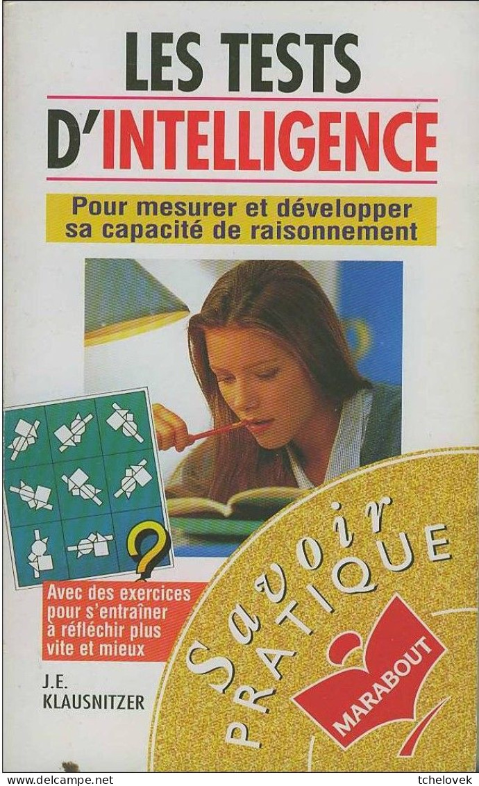 (Livres). Reussissez Les Tests D'intelligence Marabout 1995 & Test D'inteligence 1995 & 1996 & Dico Jeux - Palour Games
