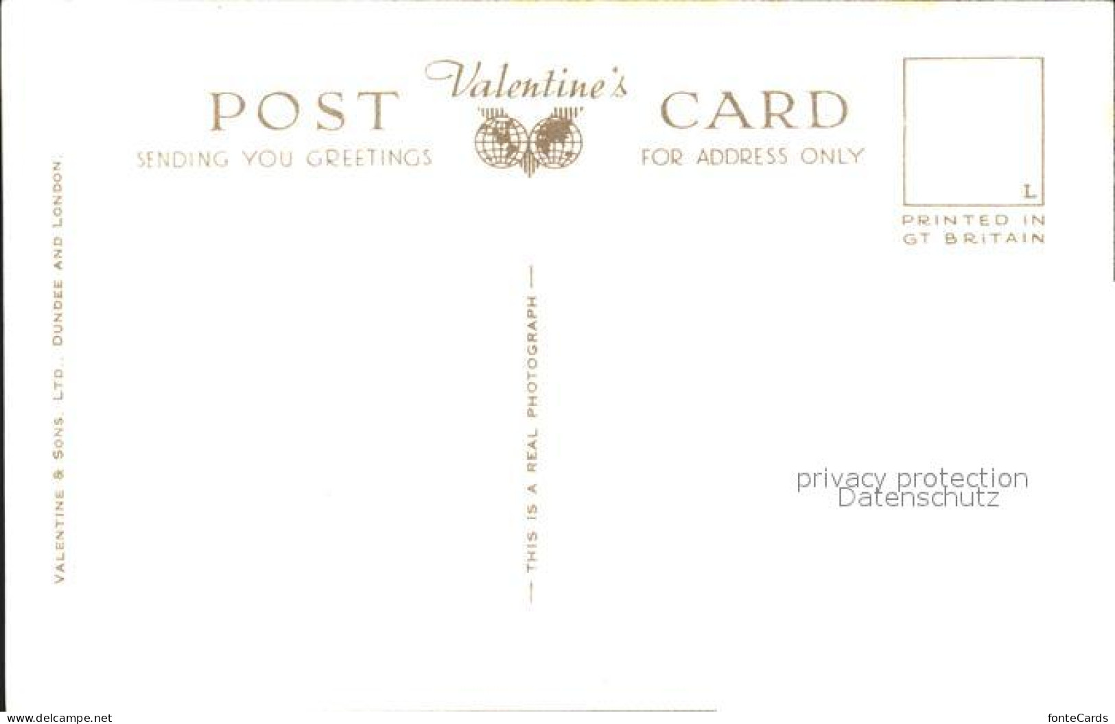 11777791 Blair Atholl Castle Valentine's Post Card  - Autres & Non Classés