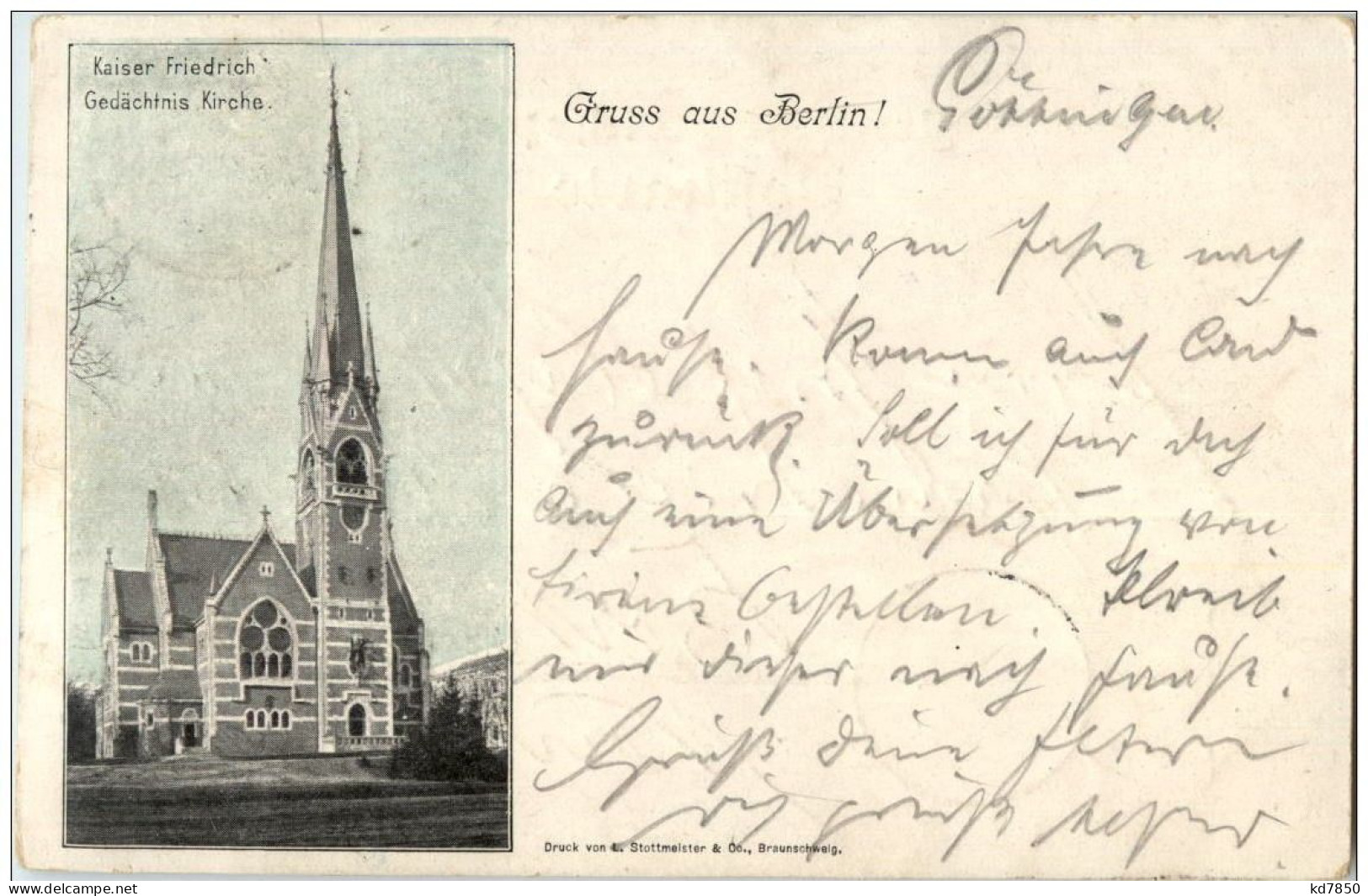 Gruss Aus Berlin - Kaiser Friedrich Gedächtnis Kirche - Sonstige & Ohne Zuordnung