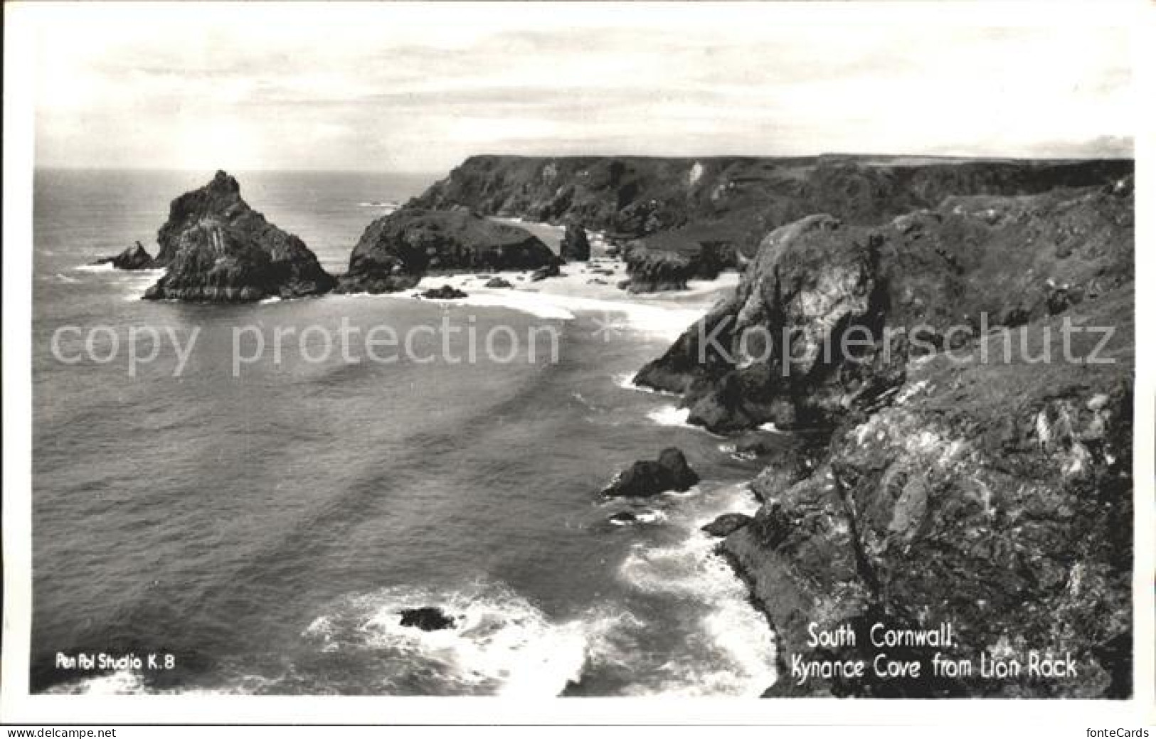 11777789 Kynance Cove Panoramic View From Lion Rock Cliffs Coast Porth Keynans L - Other & Unclassified
