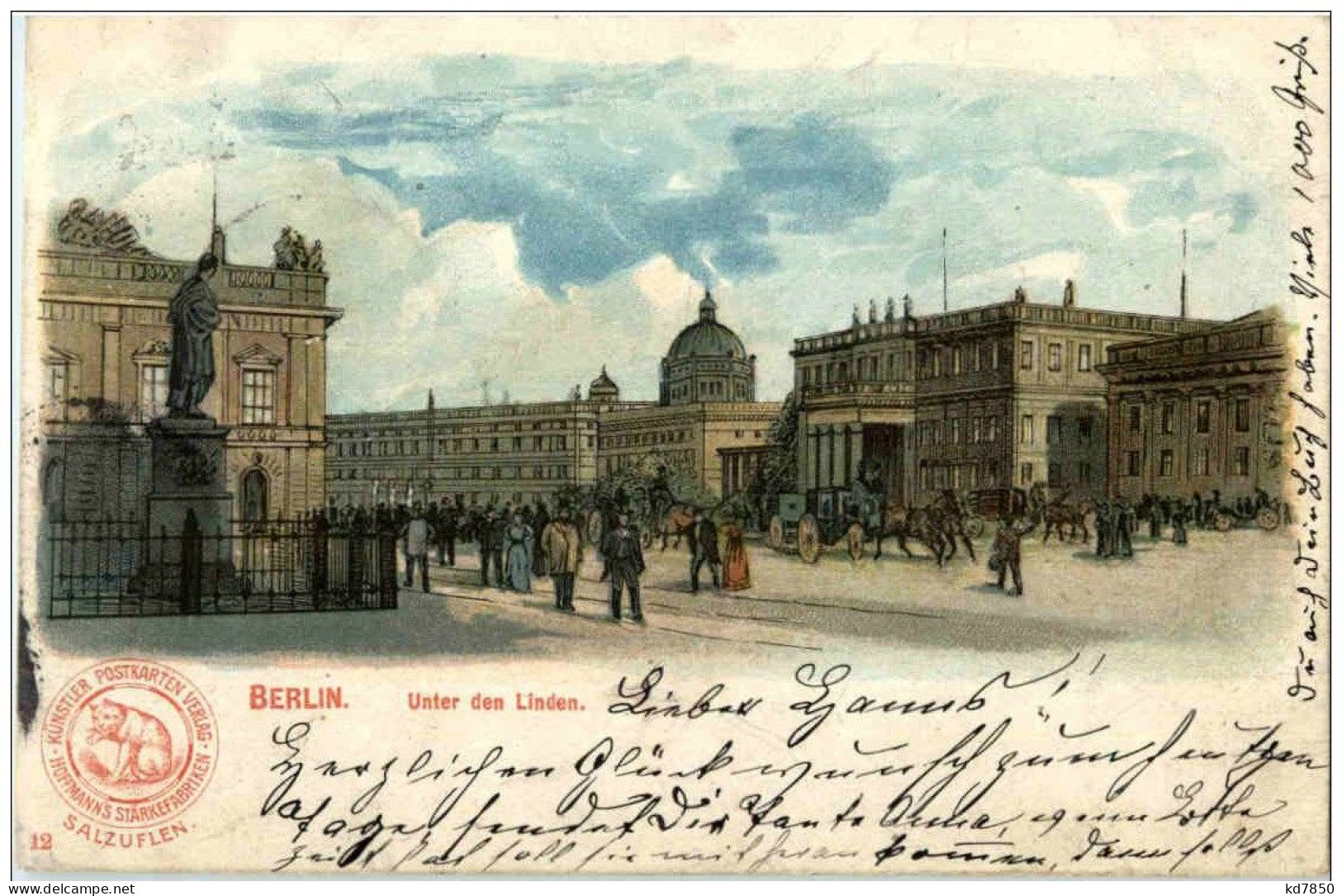 Berlin - Unter Den Linden - Litho - Other & Unclassified