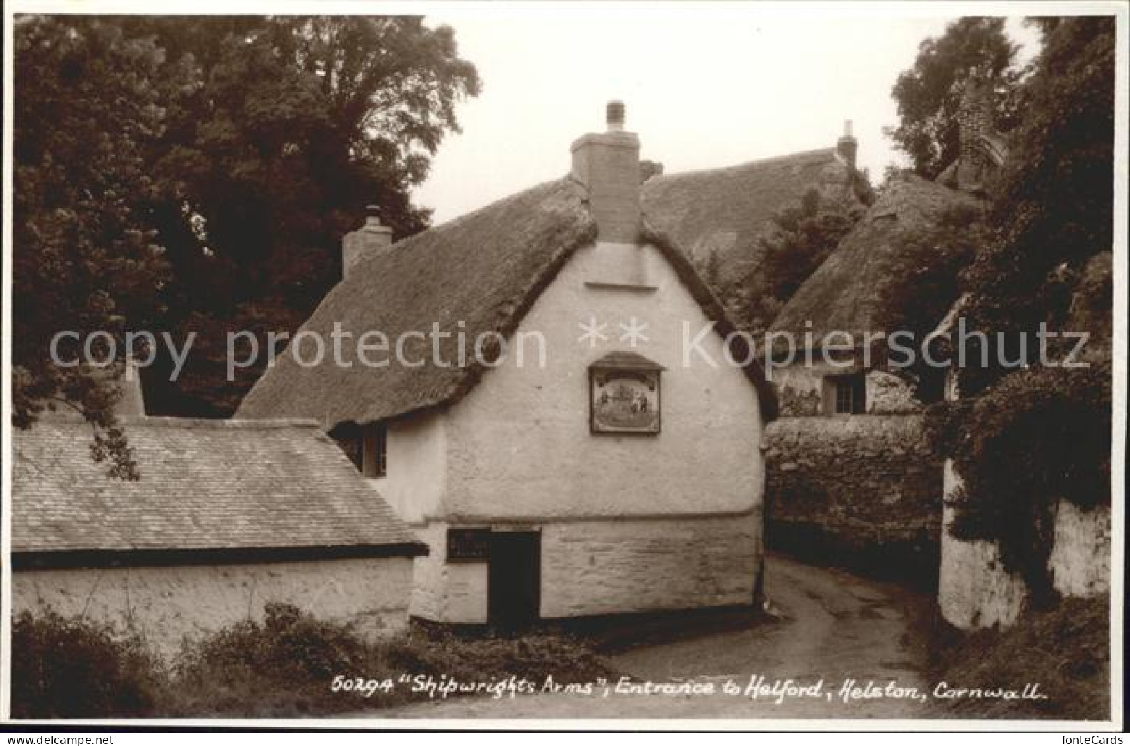 11777787 Helston Kerrier Shipwrightes Arms Entrance To Helford Kerrier - Sonstige & Ohne Zuordnung