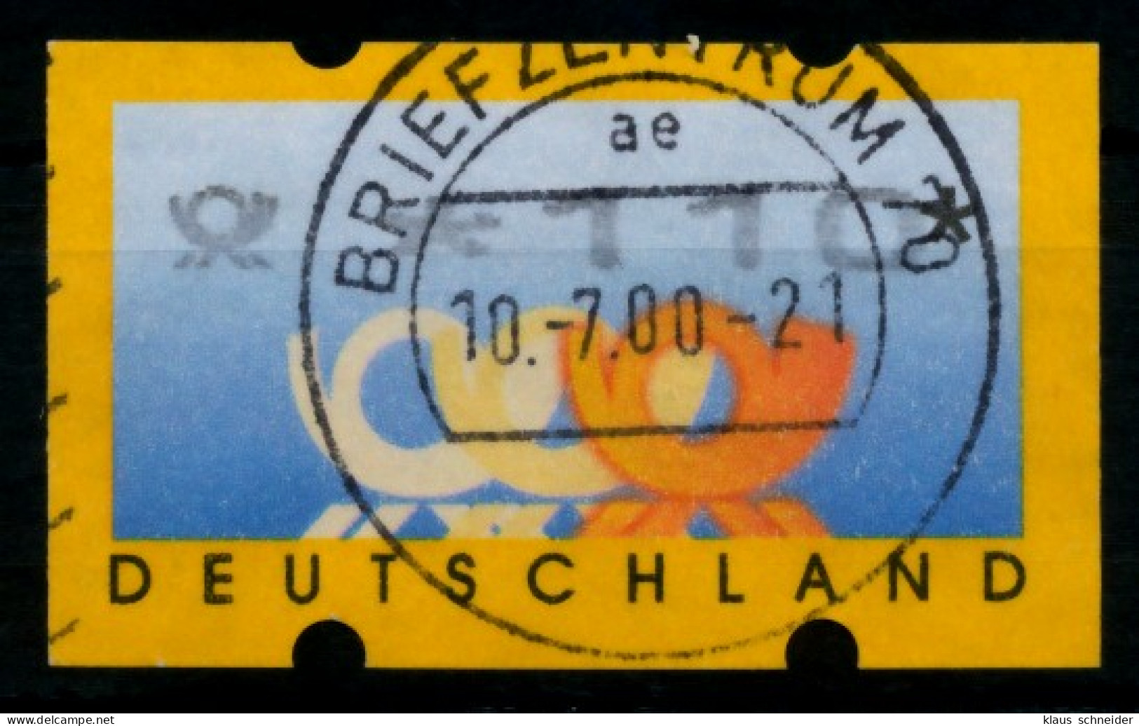 BRD ATM 1999 Nr 3-2-0110 Gestempelt X756DF6 - Automaatzegels [ATM]