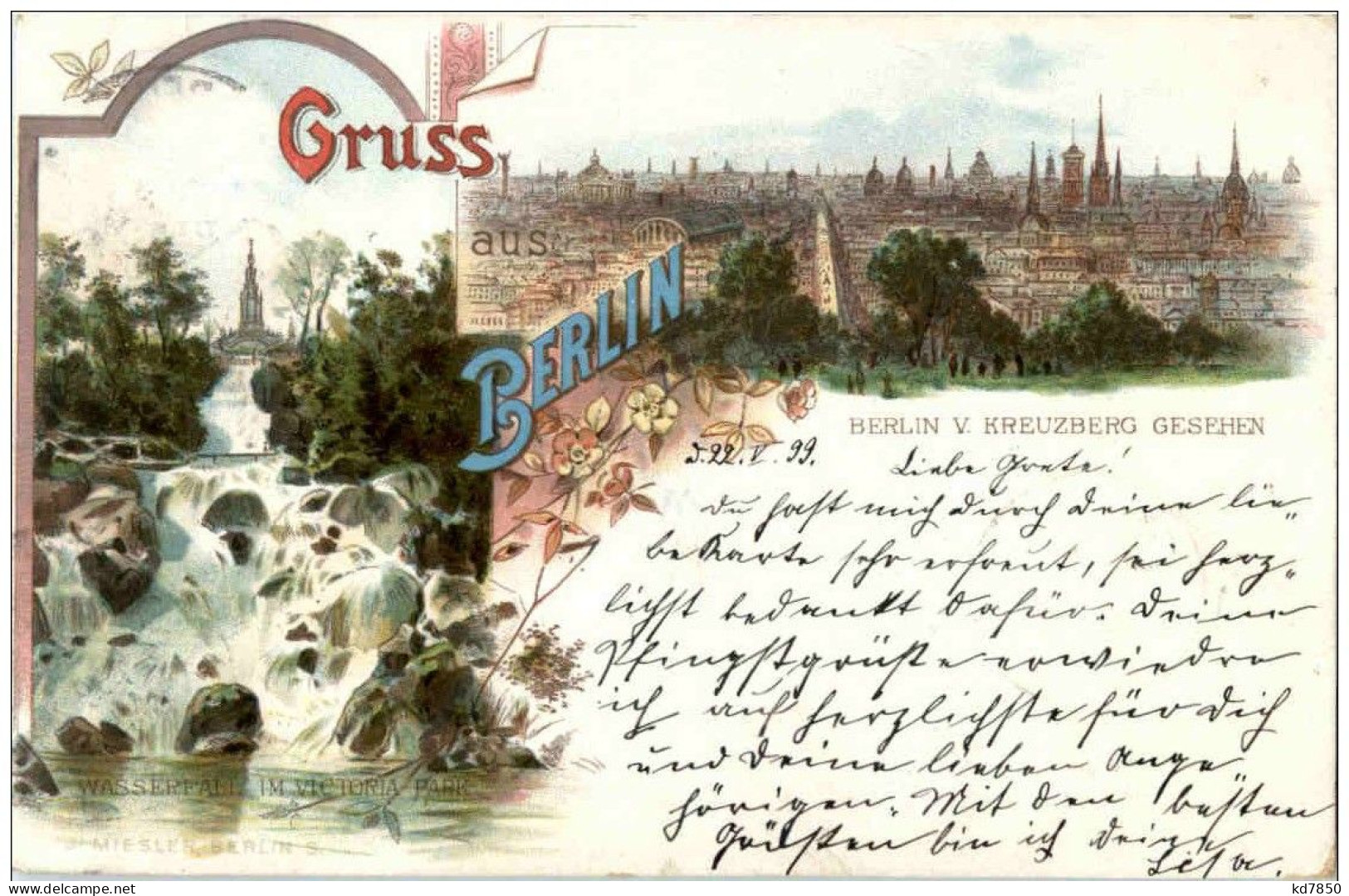 Gruss Aus Berlin - Litho - Other & Unclassified