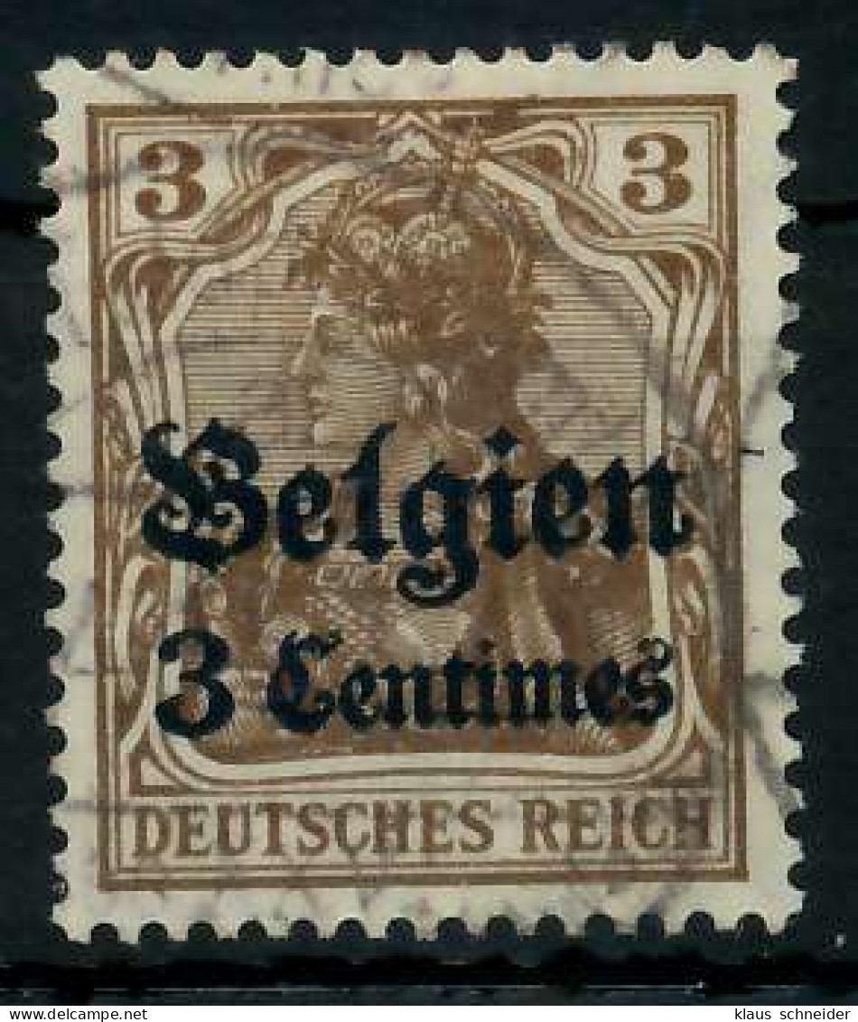 BES 1WK LP BELGIEN Nr 1 Gestempelt X77B20E - Bezetting 1914-18