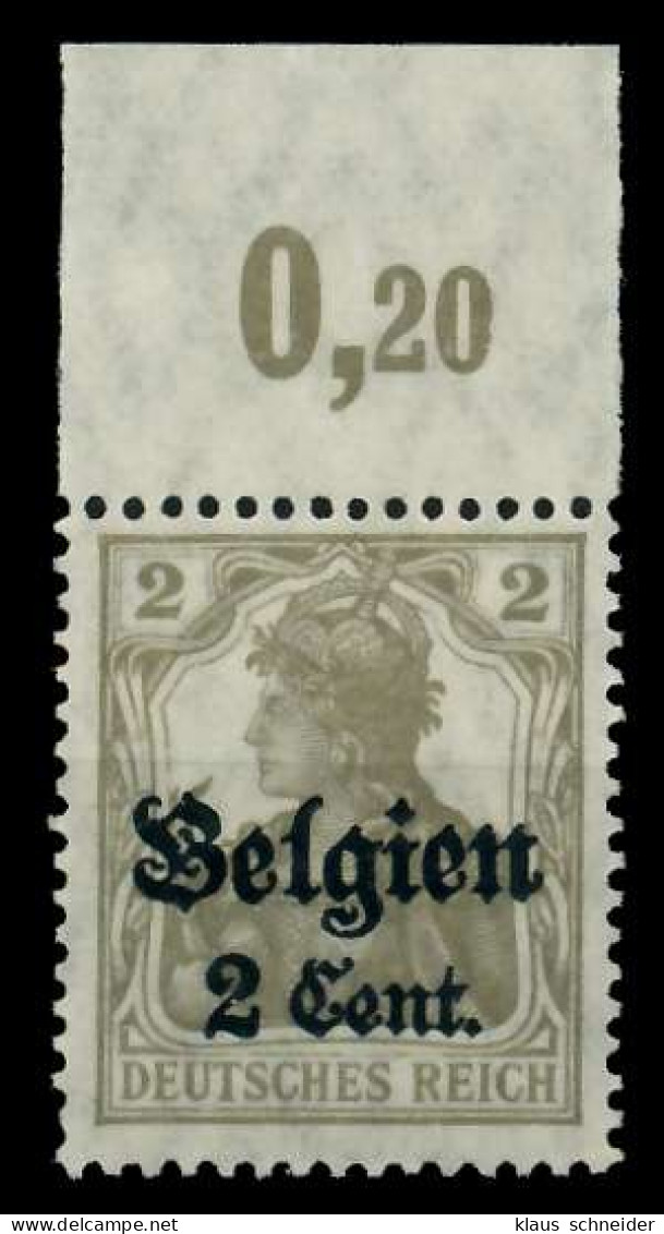 BES. 1WK LANDESPOST BELGIEN Nr 10 POR Postfrisch ORA X77B506 - Occupazione 1914 – 18