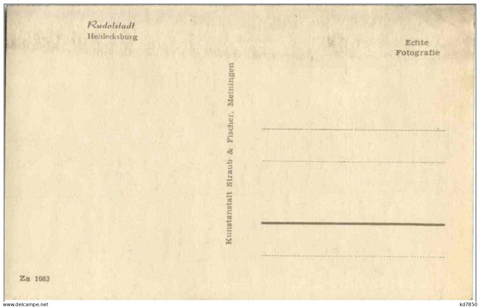 Rudolstadt - Heidecksburg - Rudolstadt