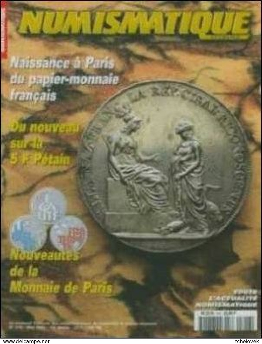 (Livres). Numismatique Et Change Mai 2001 Naissance Du Papier Monnaie...& N° 334 Euro 1 An Déjà - Boeken & Software