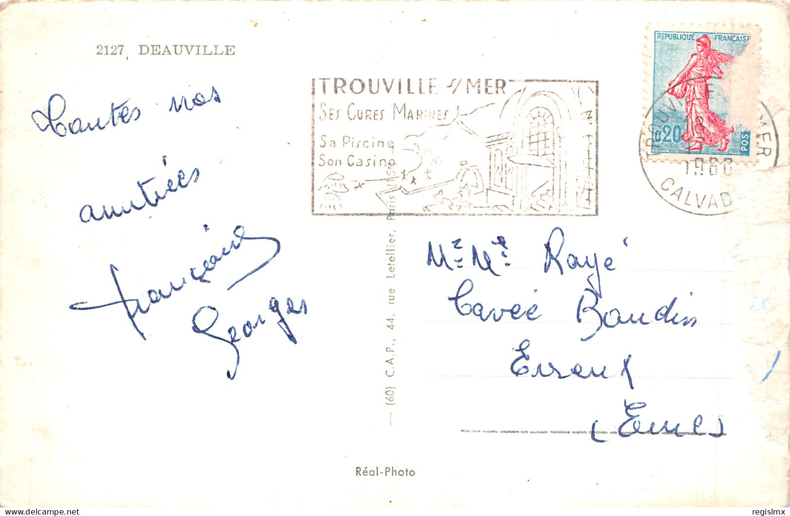 14-DEAUVILLE-N°2116-C/0049 - Deauville