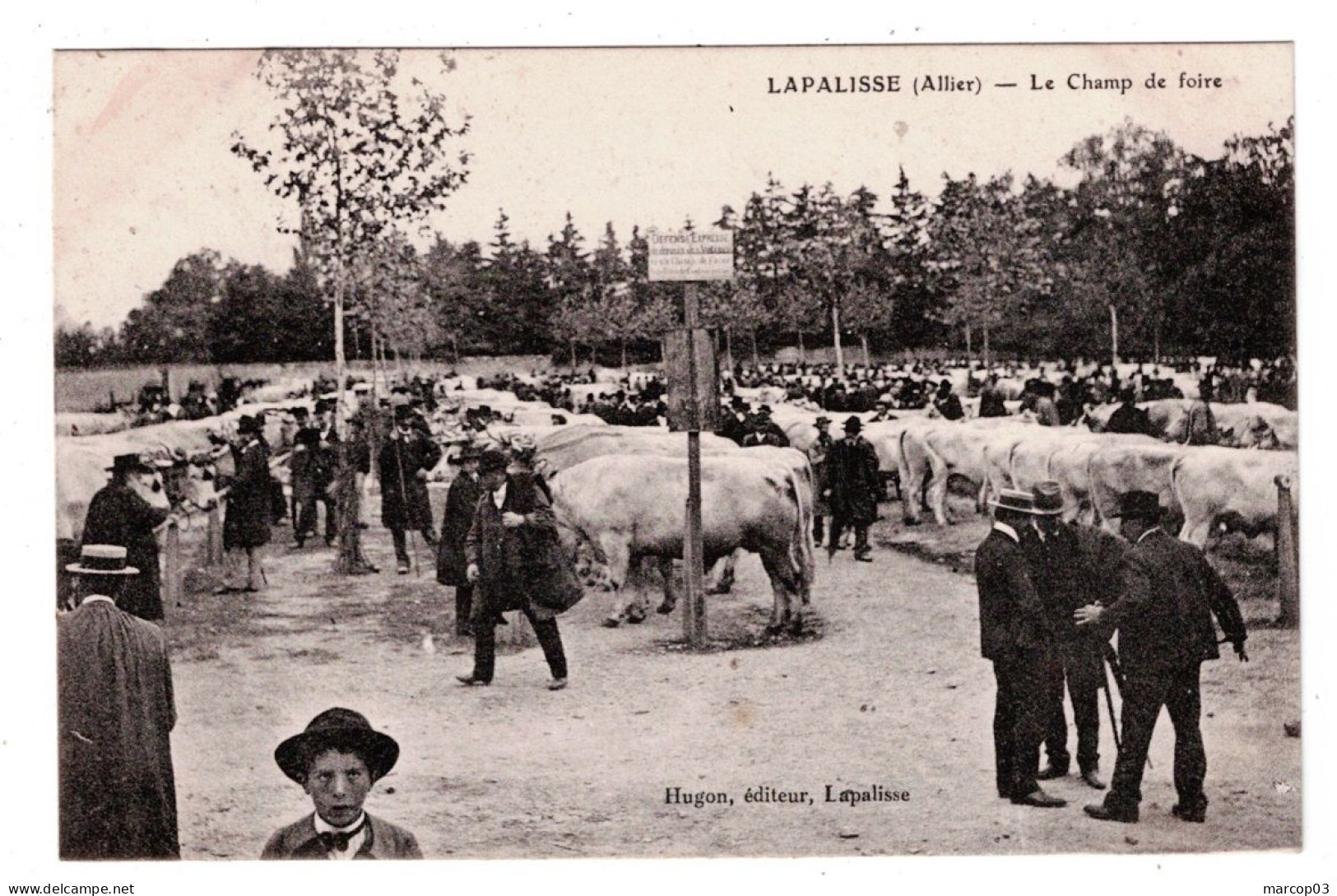 03 ALLIER LAPALISSE Le Champ De Foire Plan Peu Courant - Lapalisse