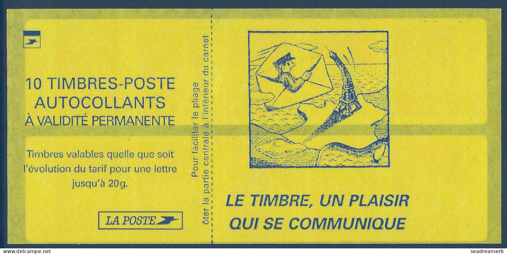 Carnet Daté LUQUET " LE TIMBRE UN PLAISIR QUI SE COMMUNIQUE " N°3085ac-C3 Variété Sans Bandes Phosphorescentes TTB - Modernes : 1959-...