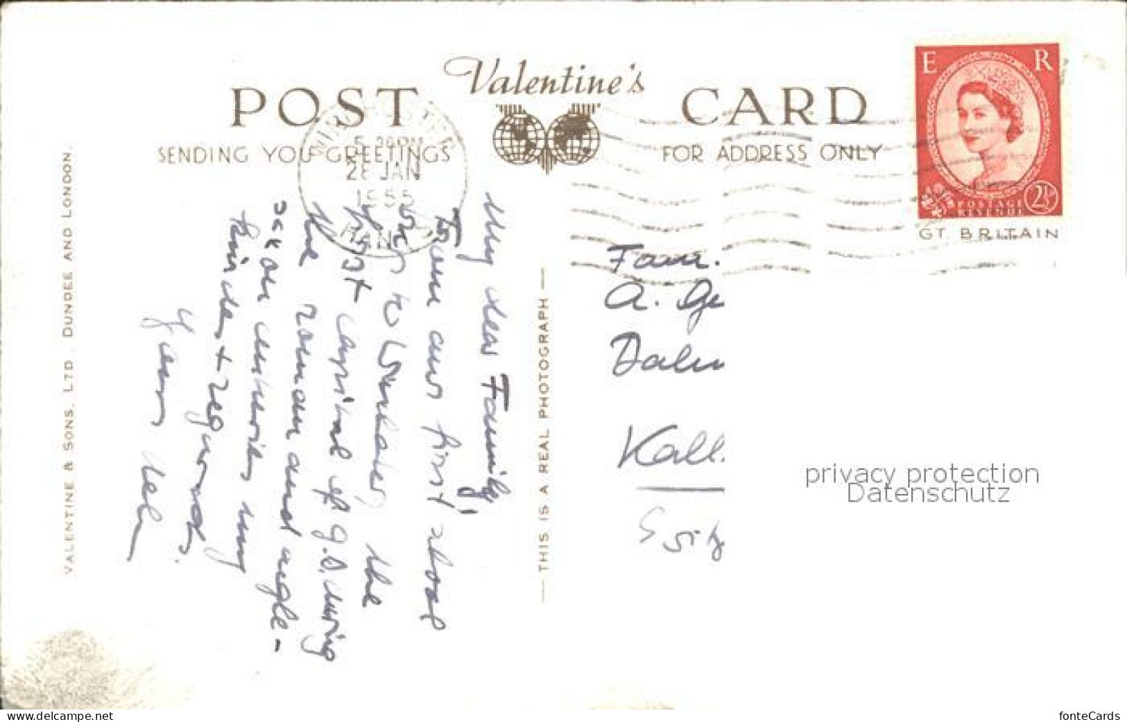 11777751 Winchester High Street Valentine's Post Card Winchester - Autres & Non Classés