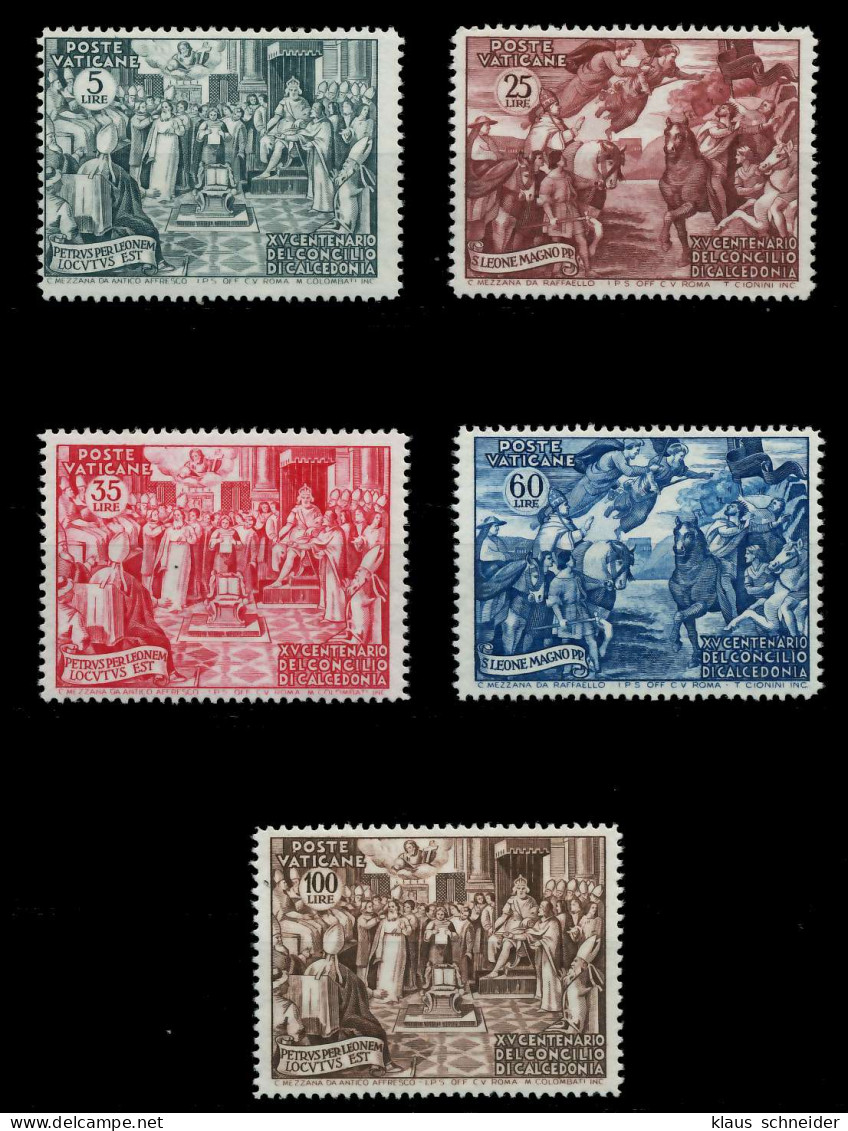 VATIKAN 1951 Nr 180-184 Postfrisch X7C4A32 - Ungebraucht