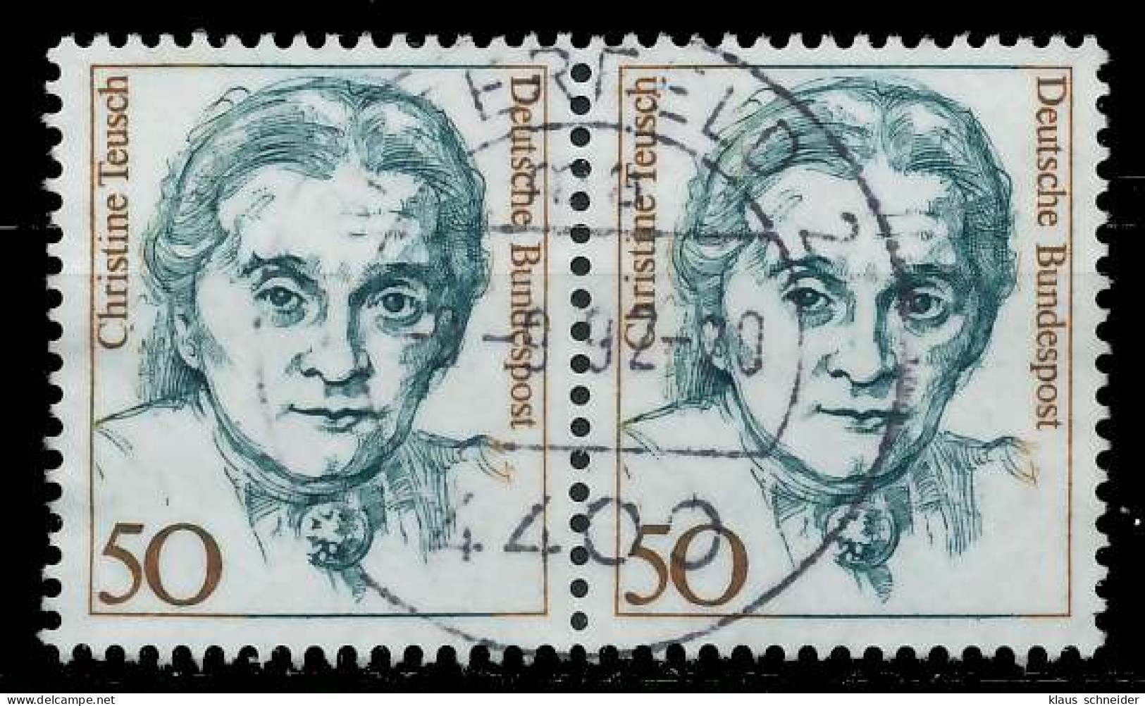 BRD DS FRAUEN Nr 1304 Zentrisch Gestempelt WAAGR PAAR X7D7E2E - Used Stamps