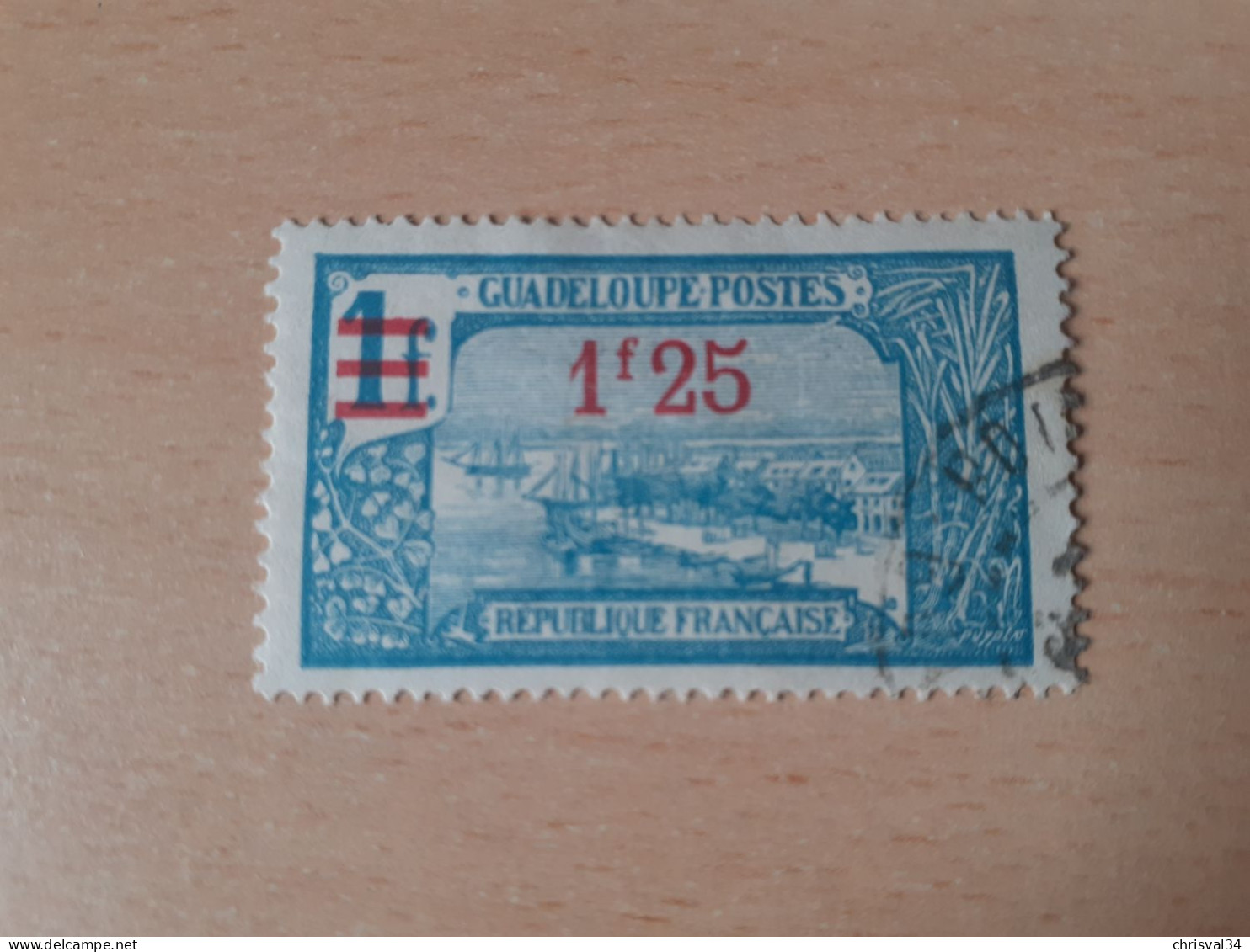 TIMBRE   GUADELOUPE       N  94     COTE  0,75   EUROS  OBLITERE - Gebruikt