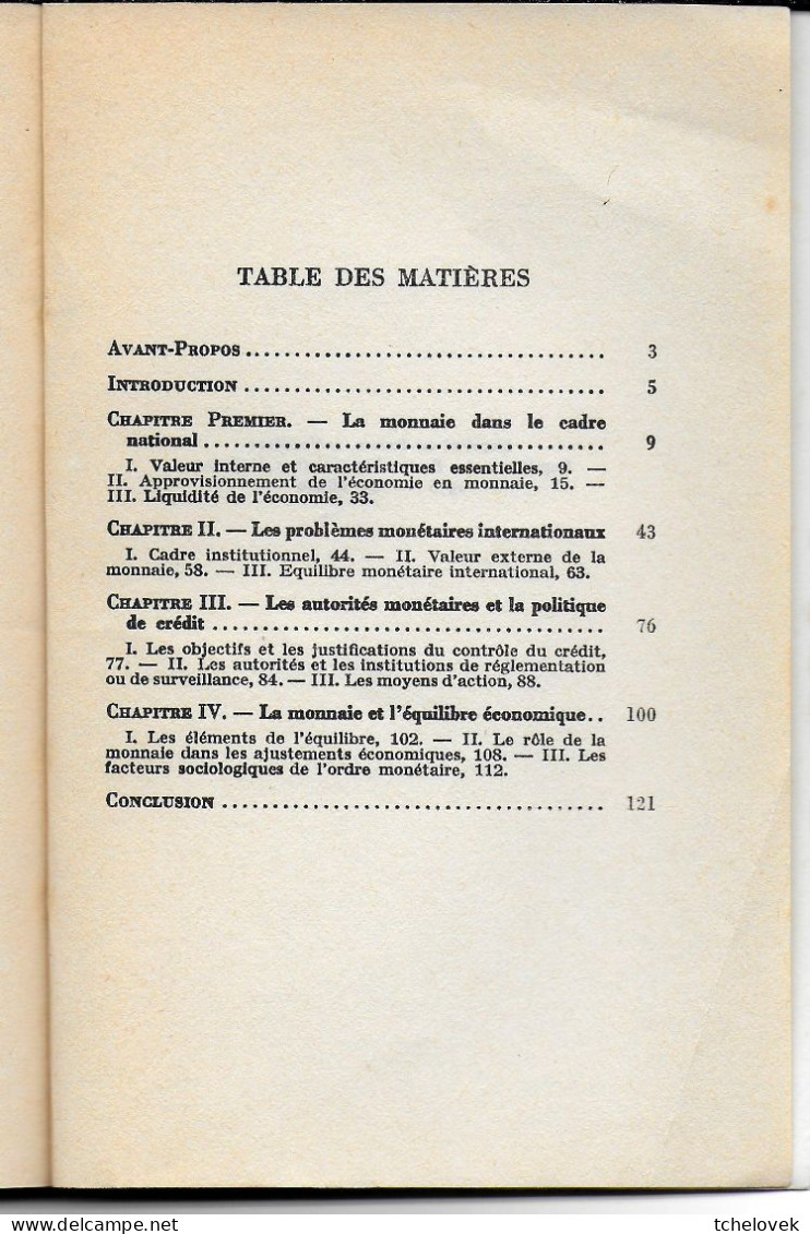 (Livres). Que Sais Je 1217. La Monnaie Et Ses Mécanismes 1978 - Boeken & Software