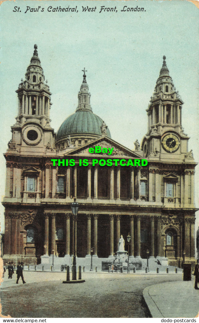 R590641 London. St. Paul Cathedral. West Front. Philco Publishing. Ser. No. 2665 - Andere & Zonder Classificatie
