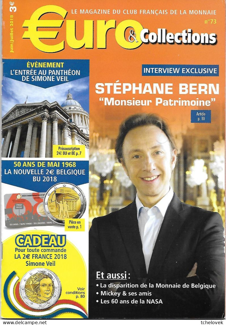 (Livres). Euro Et Collections N° 67 & 69 & 73 Stephane Bern - Boeken & Software
