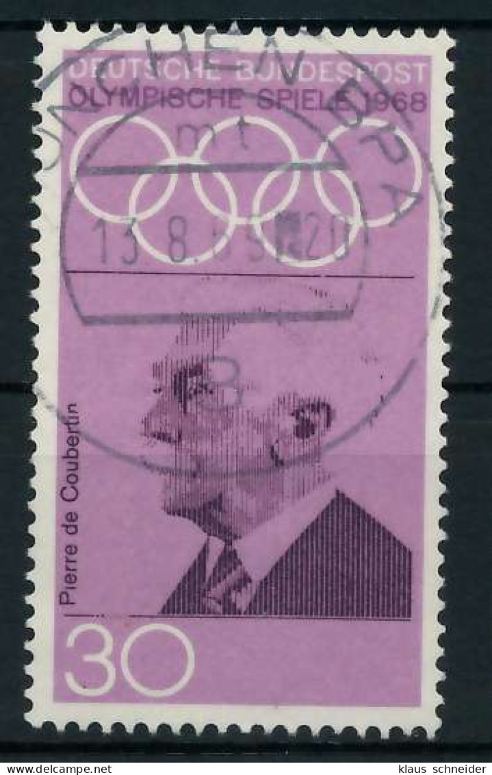 BRD 1968 Nr 563 Zentrisch Gestempelt X7F8FDE - Used Stamps